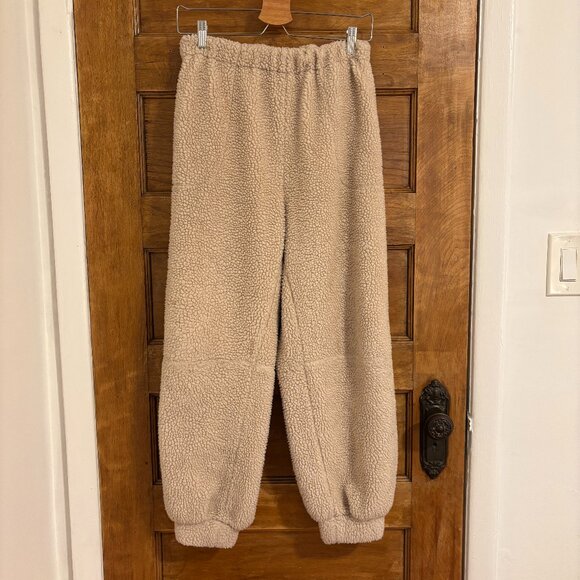 No.6 Store George Sherpa Sweatpant in Tan - XS/S - Picture 1 of 13